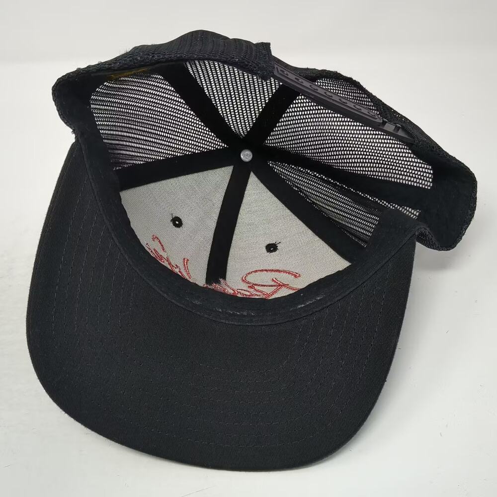Fly Racing Ride Life Trucker Hat Black Red OS Mesh Snapback Embroidered Moto - Picture 7 of 9